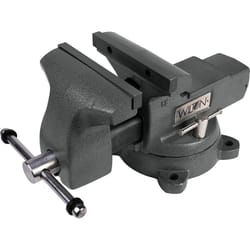 Wilton 4 in. Cast Iron Mechanics Bench Vise 360 deg Swivel Base
