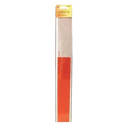 Peterson 2 in. W X 18 in. L Red/White Reflective Strip Tape 4 pk