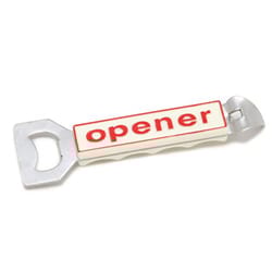 Chef Craft Chrome Silver Chrome Plated Steel Manual Bottle Opener
