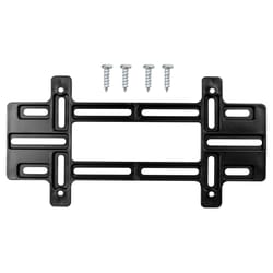 Custom Accessories Black Plastic License Plate Mounting Bracket
