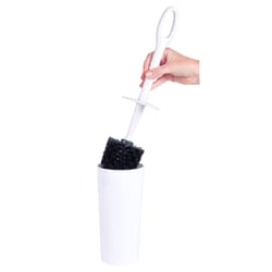 iDesign Moda Toilet Bowl Brush & Holder White