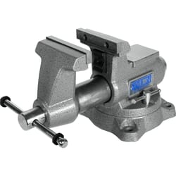 Wilton 4.5 in. Ductile Iron Mechanics Pro Bench Vise 360 deg Swivel Base