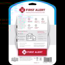 First Alert Battery-Powered Electrochemical Carbon Monoxide Detector