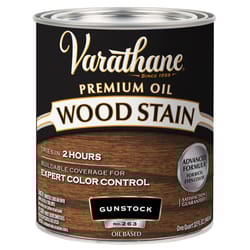 Varathane Premium Semi-Transparent Gunstock Oil-Based Urethane Modified Alkyd Wood Stain 1 qt