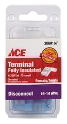 Ace Female Disconnect Blue 6 pk