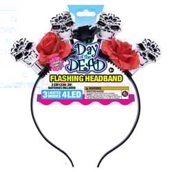 Magic Seasons LED Day of the Dead Skull Headband 1 pk