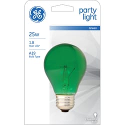 GE 25 W A19 Decorative Incandescent Bulb E26 (Medium) Soft White 1 pk
