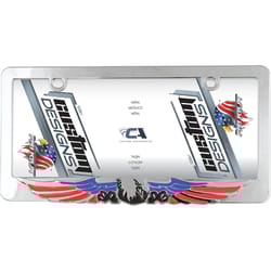 Custom Accessories Multicolored Metal Eagle License Plate Frame