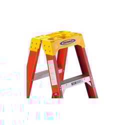 Werner 6 ft. H Fiberglass Step Ladder Type IA 300 lb. capacity