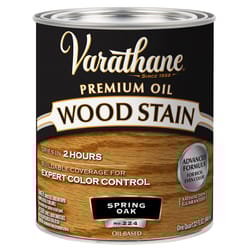 Varathane Premium Semi-Transparent Spring Oak Oil-Based Urethane Modified Alkyd Wood Stain 1 qt