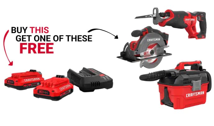 Craftsman V20 Battery & Charger Starter Kit